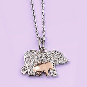 Mama Bear Necklace, Charmed Aroma Mama Bear Mothers Day Collection